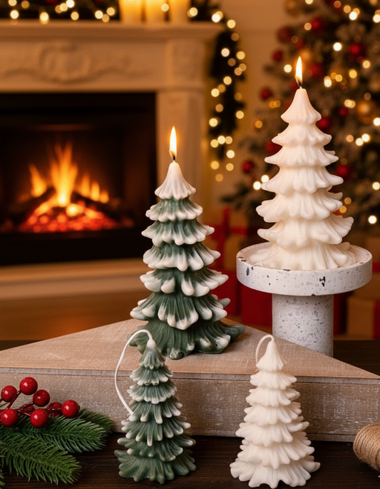 Candele al cedro per albero di Natale | Artigianali prodotte negli USA