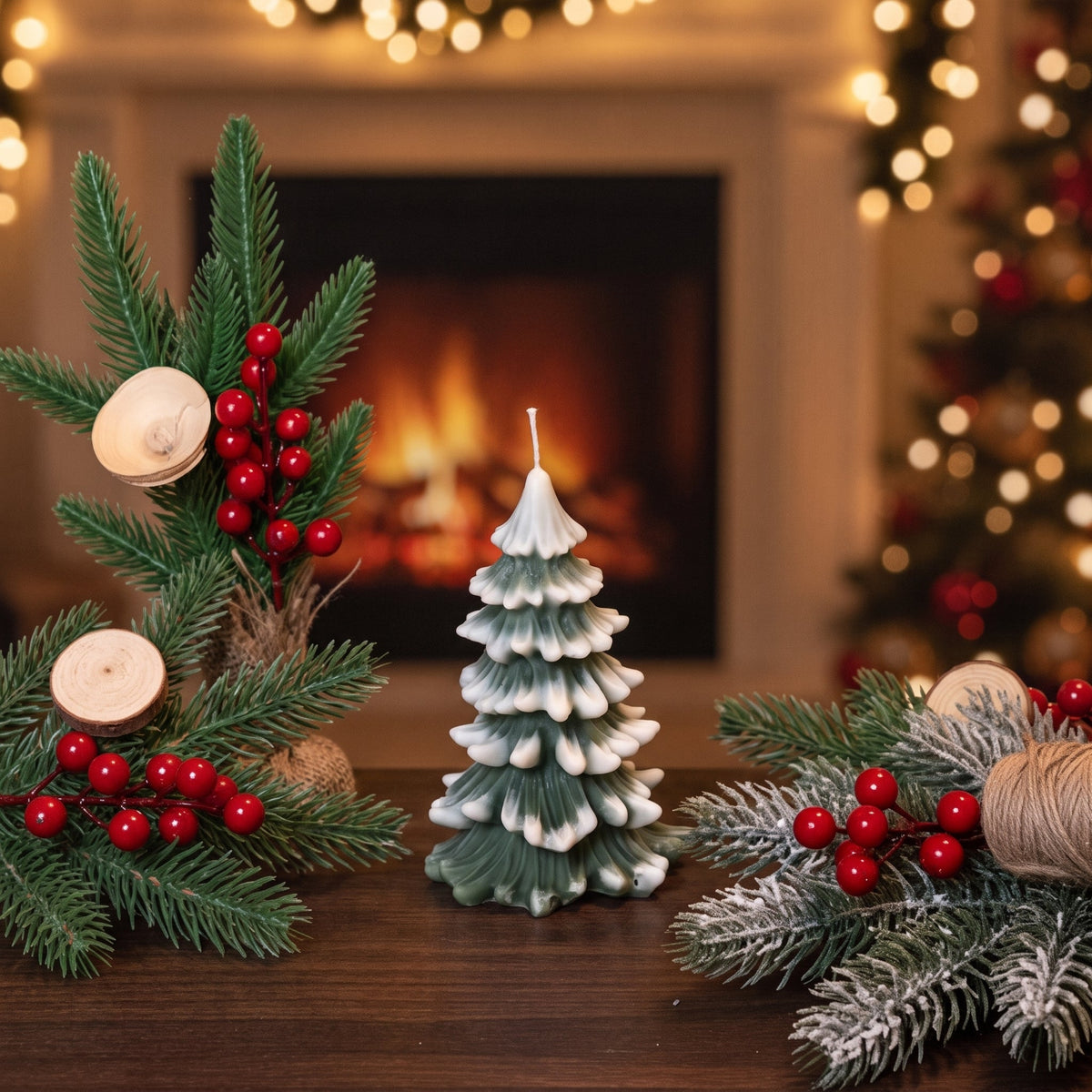 Christmas Tree Cedar Candles | Handcrafted in USA