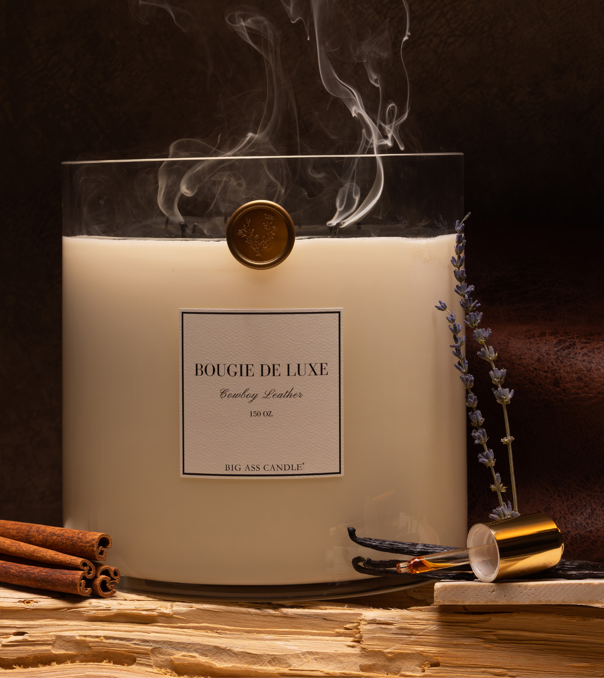 150 oz Cowboy Leather Scented Candle