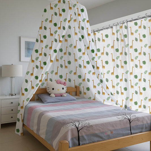 Cute Giraffe Printed Canopy