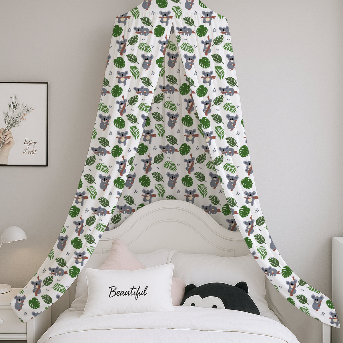 Cute Koala Printed Canopy