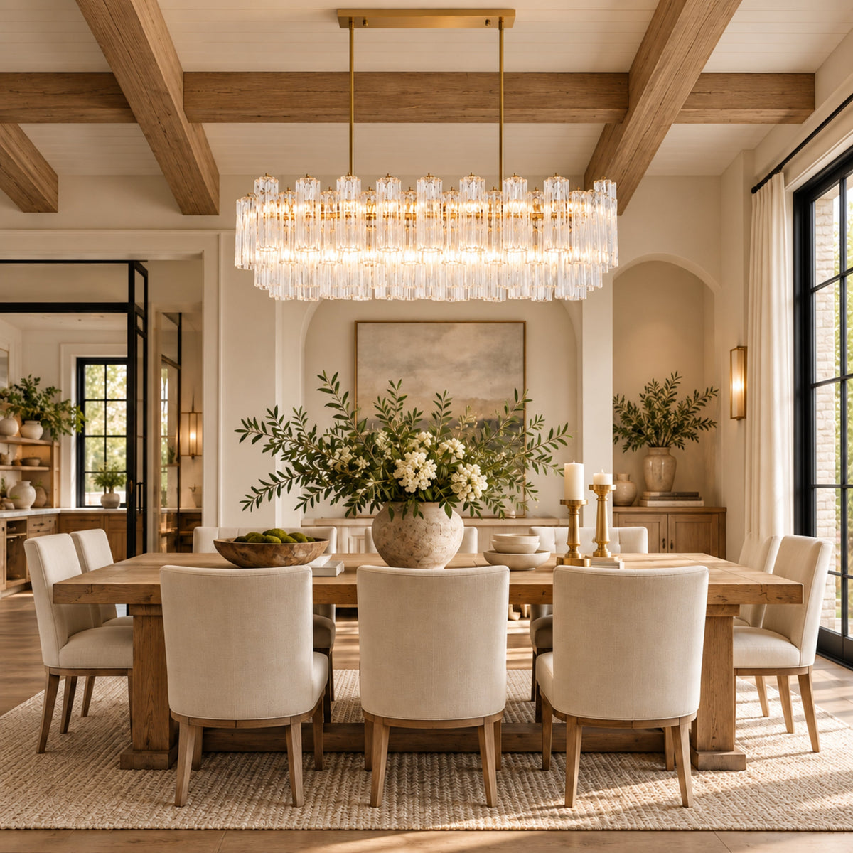 Aurora Cascade Chandelier 52 in