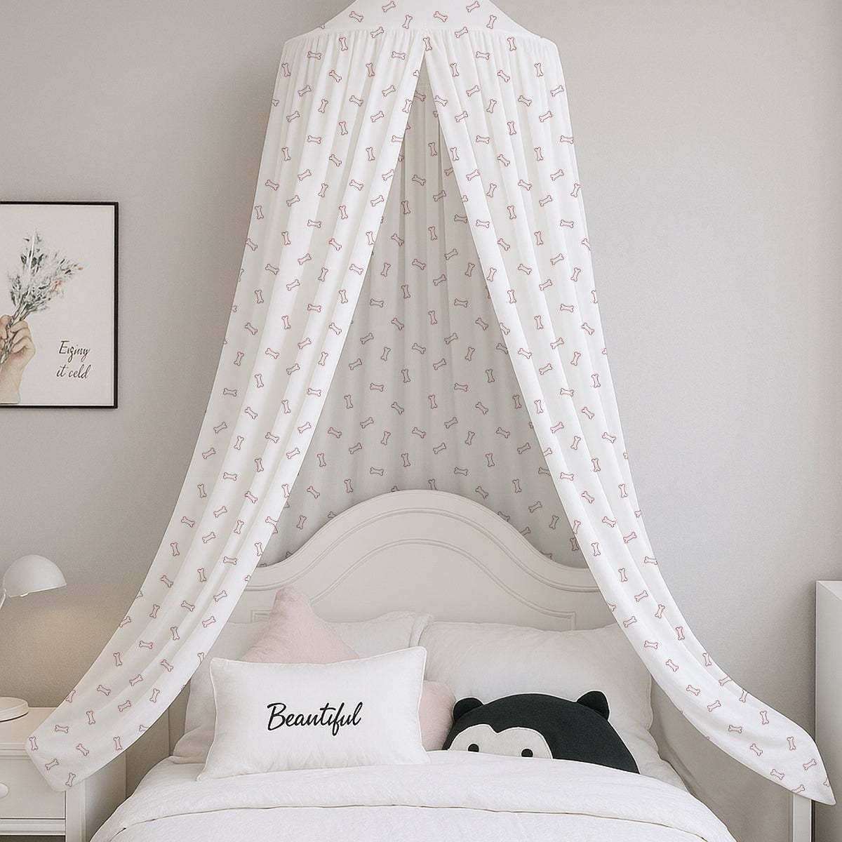 Dog Bones Printed Canopy