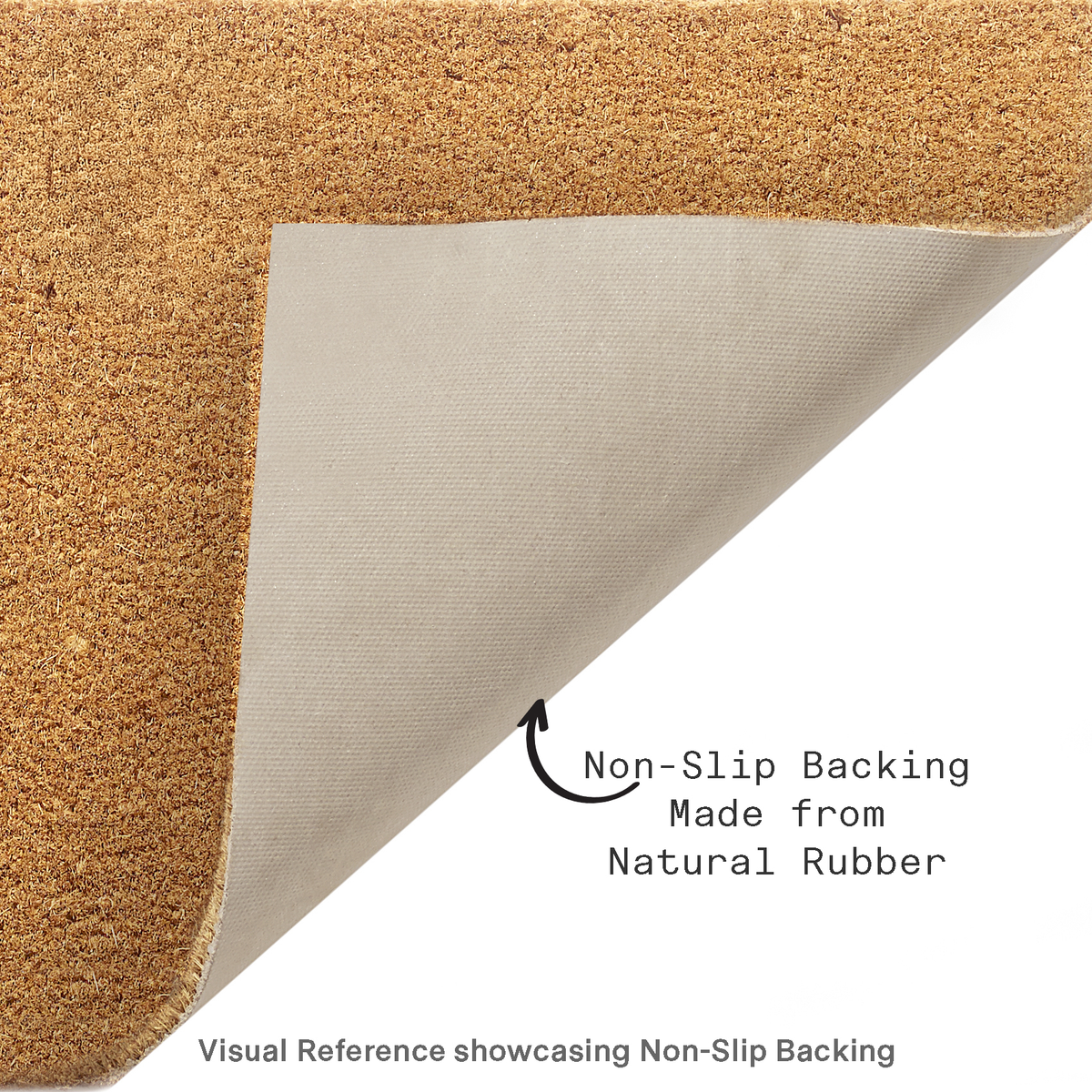 Birds On Branch - Black Coir Doormat