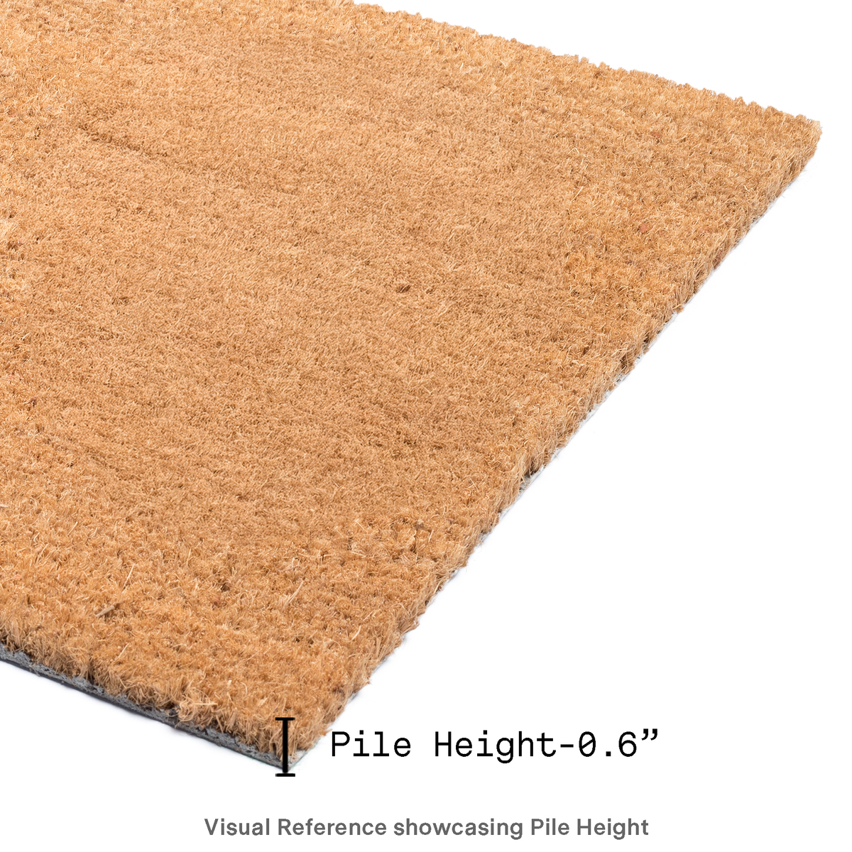 Magnolia Branch - Blue Coir Doormat