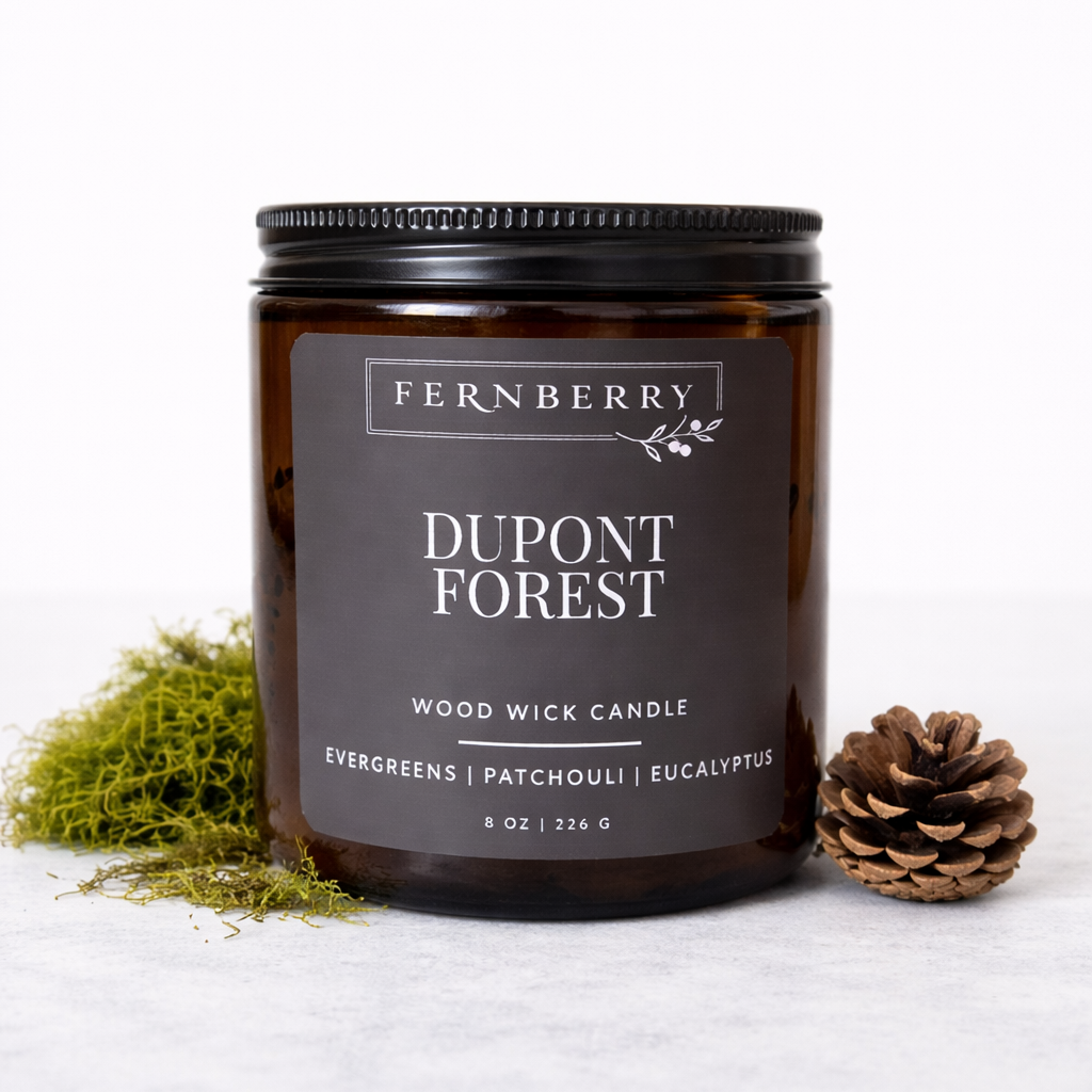DuPont Forest- 8oz Wood Wick Candle