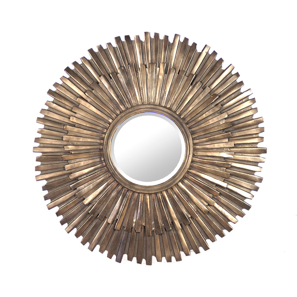 Daria Round Sunburst Wall Mirror 39.5 in