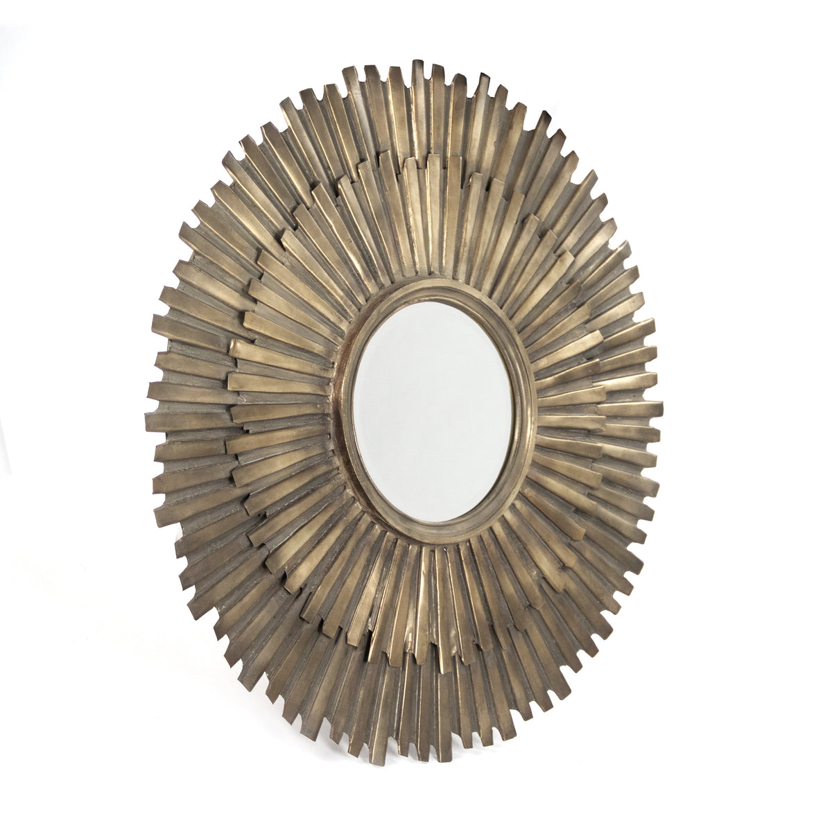 Daria Round Sunburst Wall Mirror 39.5 in
