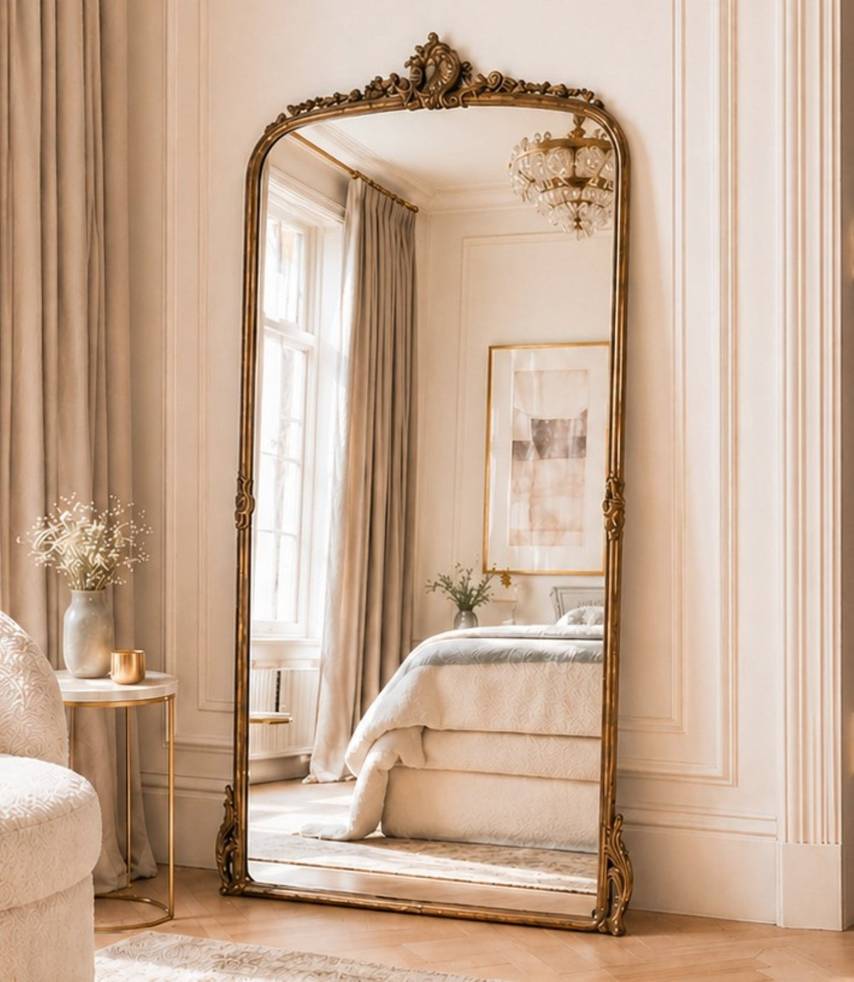 Godric Ornate Metal Full-Length Mirror 74.5 in
