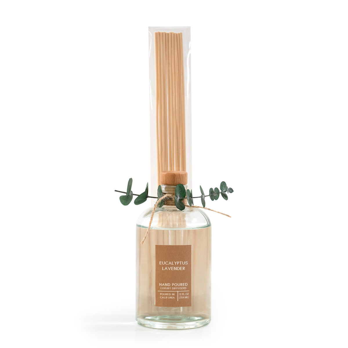 Eucalyptus Lavender Botanical Tie Reed Diffuser
