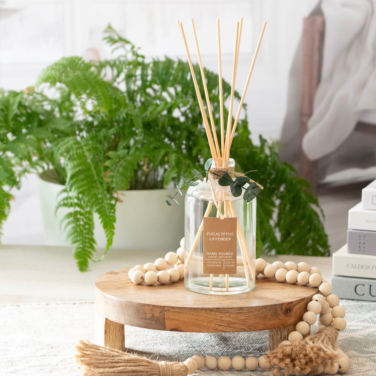 Eucalyptus Lavender Botanical Tie Reed Diffuser