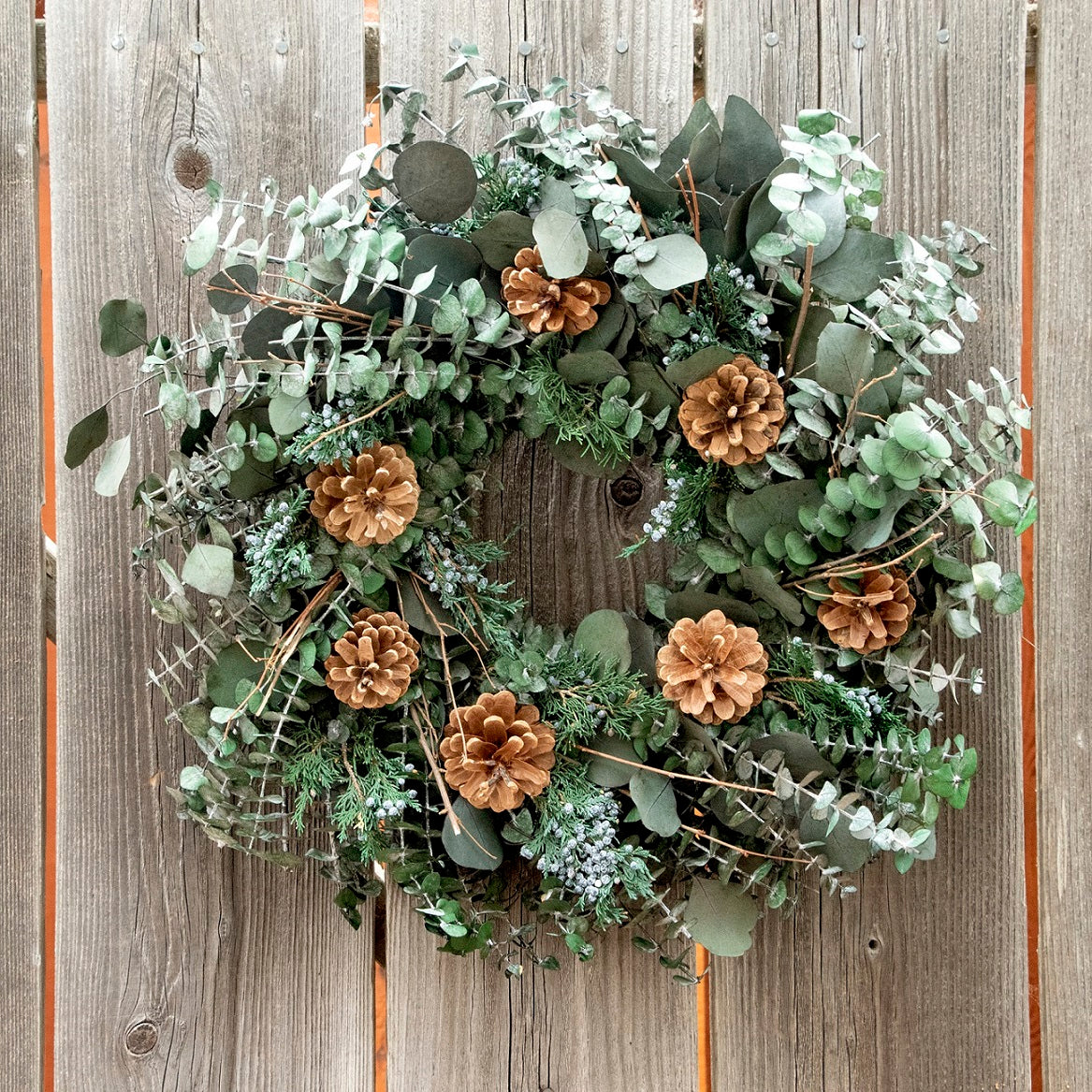 Eucalyptus Juniper & Pinecone Wreath