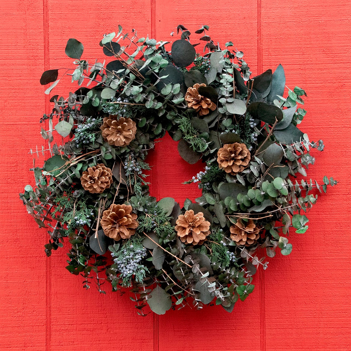Eucalyptus Juniper & Pinecone Wreath