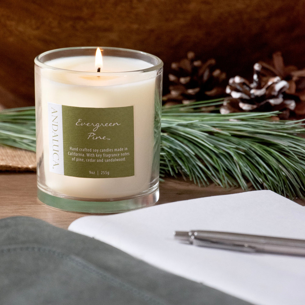 Evergreen Pine 9oz Candle