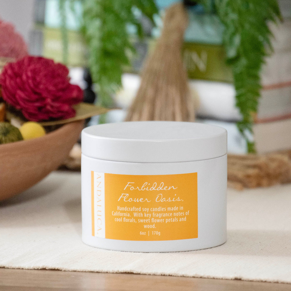 Forbidden Flower Oasis 6 oz. Tin Candle