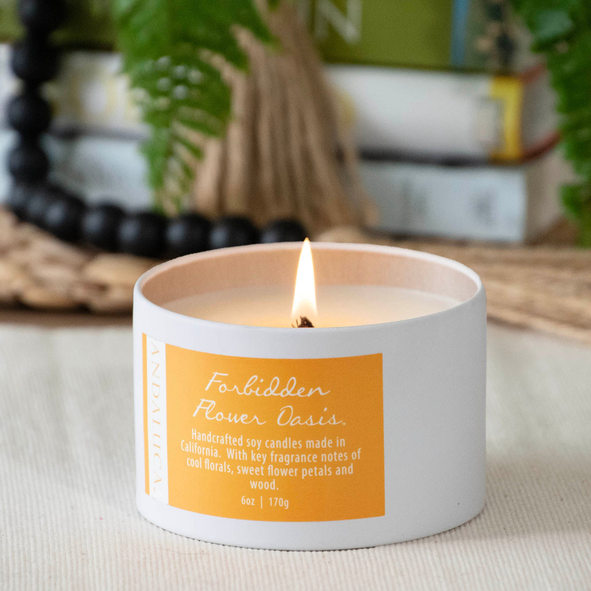 Forbidden Flower Oasis 6 oz. Tin Candle