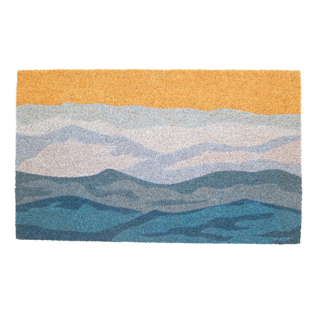 Shades of Sea - Blue Coir Doormat
