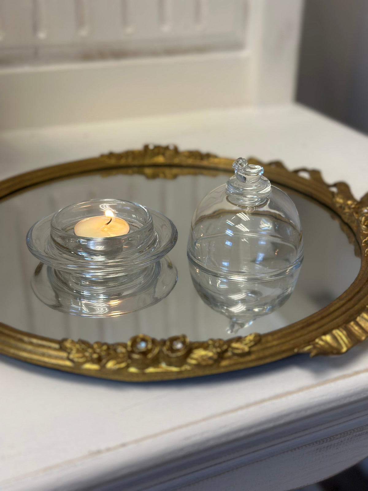 Glass Bird Cloche