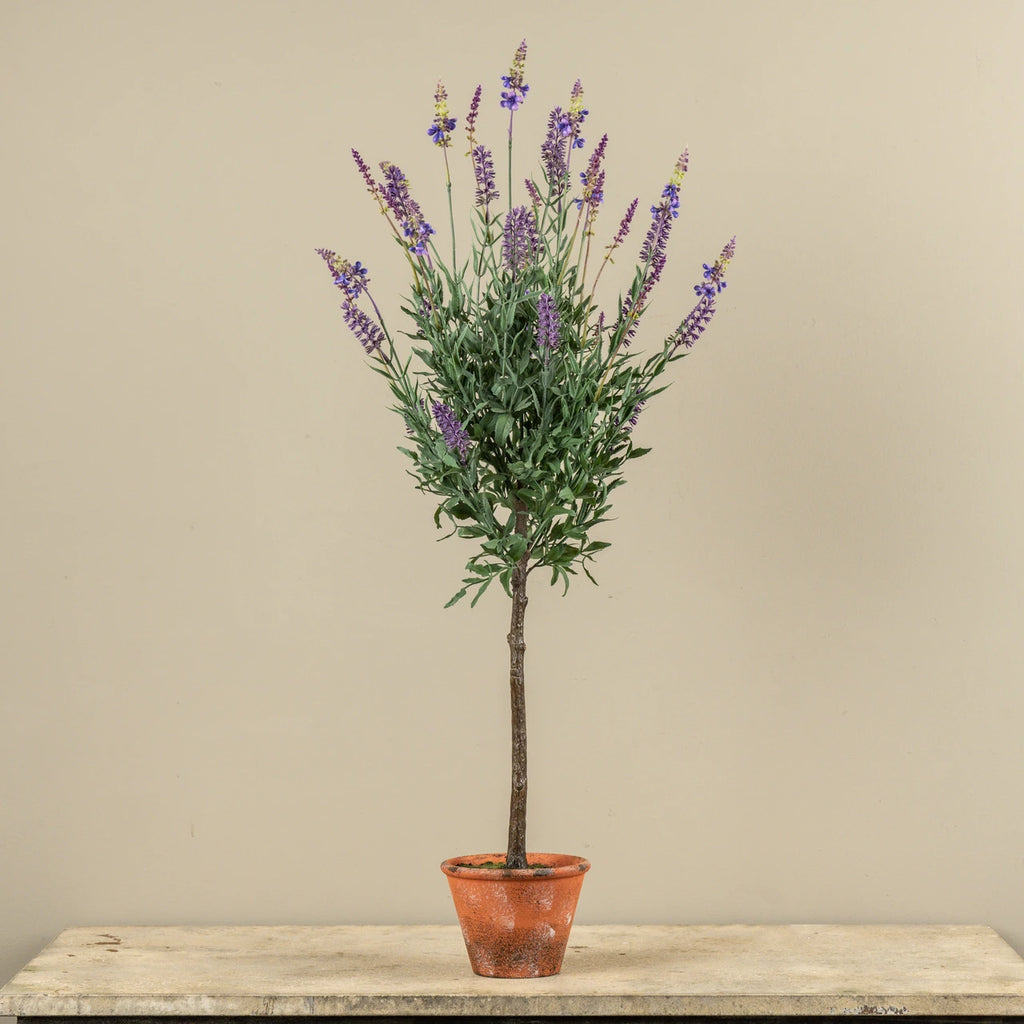 Potted Lavender Tree G242335 Faux Floral 91.4 cm