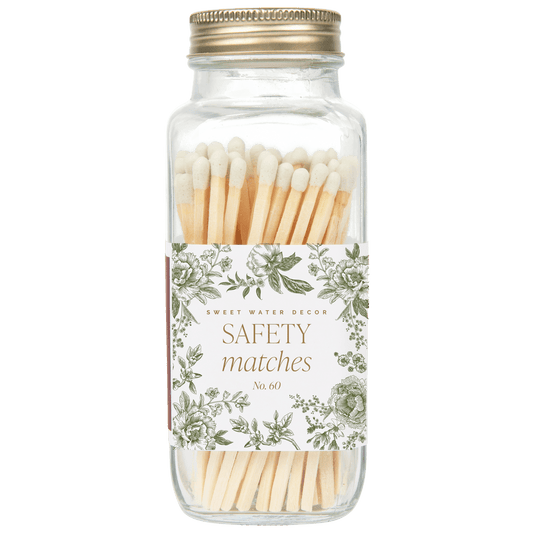 Fiammiferi di sicurezza Green Delft White Tip - 60 pezzi, 3,75"