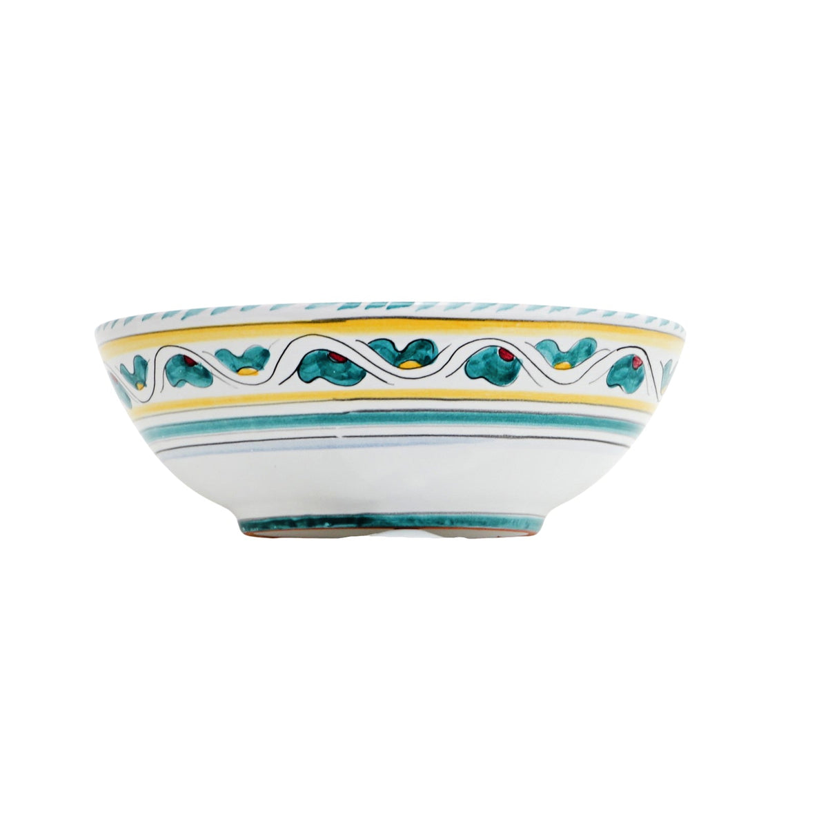 COQ VERT D'ORVIETO : Bol à salade (moyen, 25 cm de diam.)