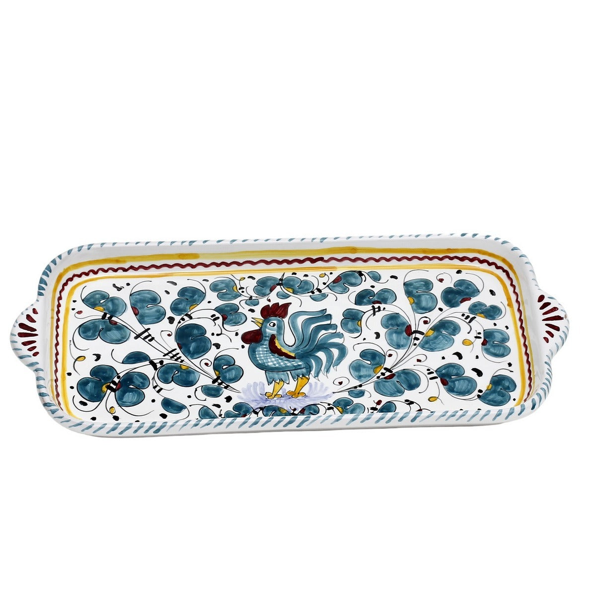 COQ VERT D'ORVIETO : Plateau rectangulaire