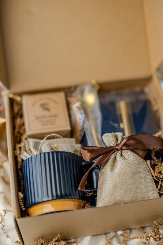 Coffret cadeau bien-être pour femme – "Câlin en boîte" cocooning | Cadeau d'encouragement et pour les fêtes