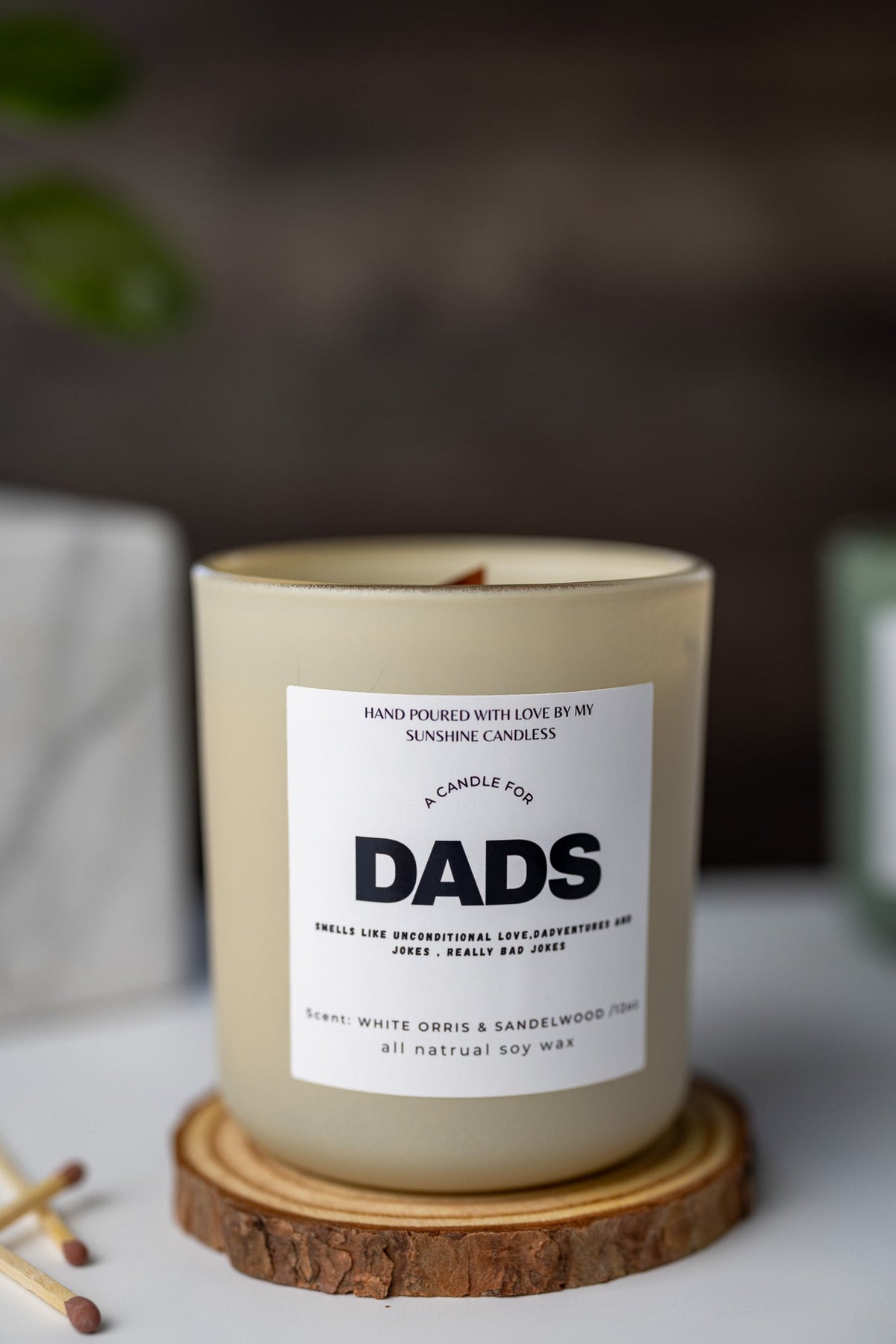 Candela divertente per la festa del papà – Regalo per papà, marito o padre