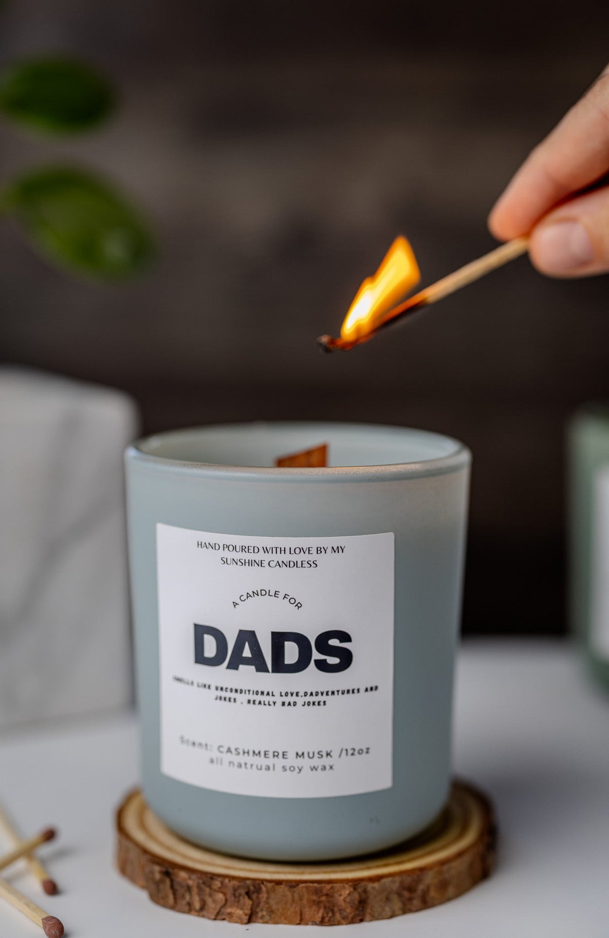 Candela divertente per la festa del papà – Regalo per papà, marito o padre