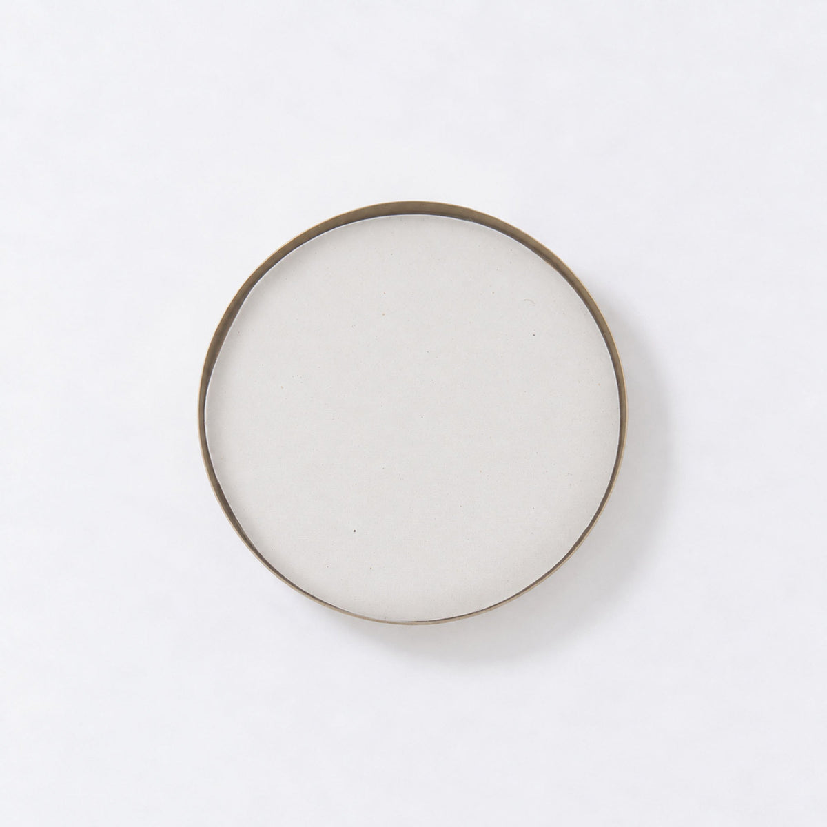 Glass Accent Botanical Candle Plate