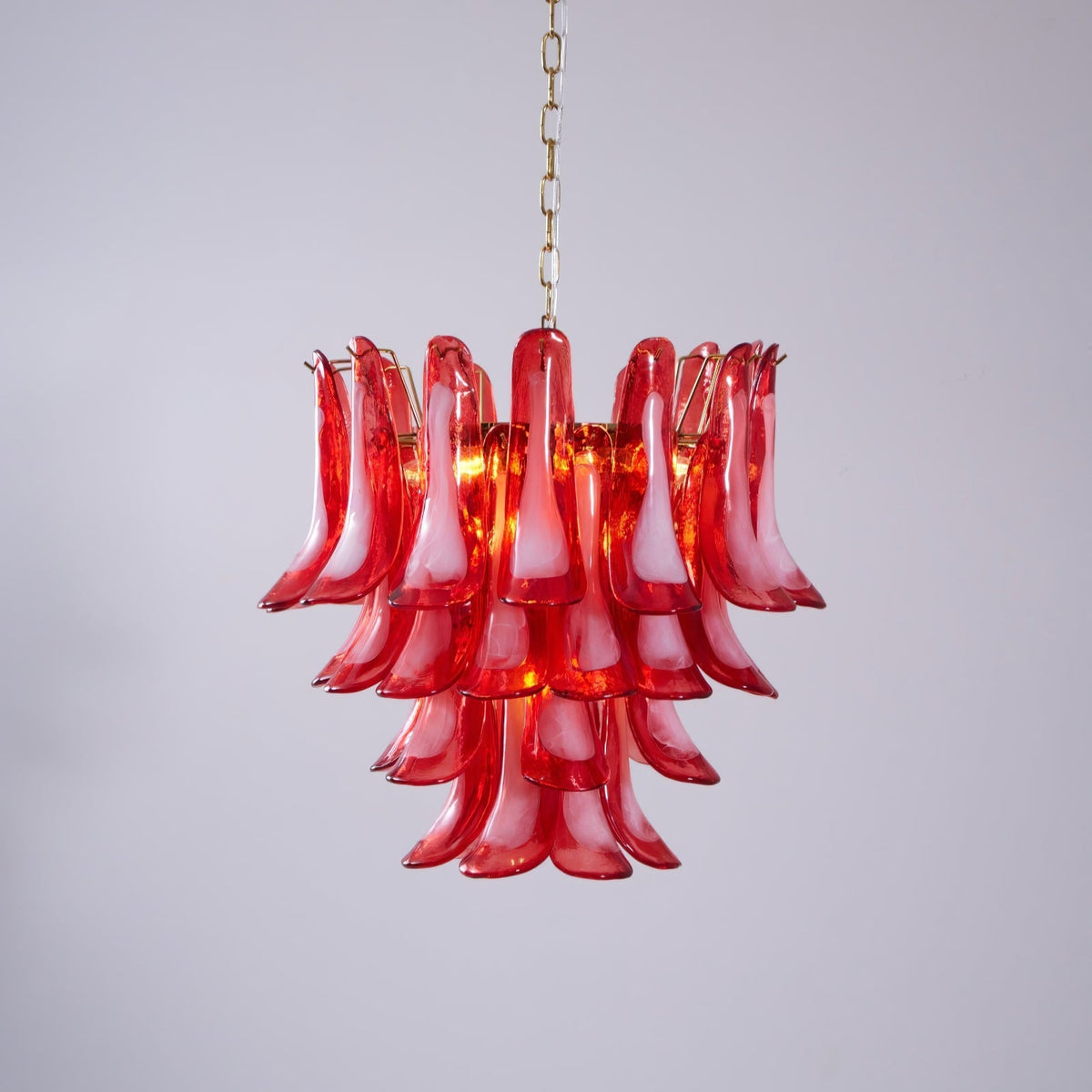 Glass Murano Petals Chandelier