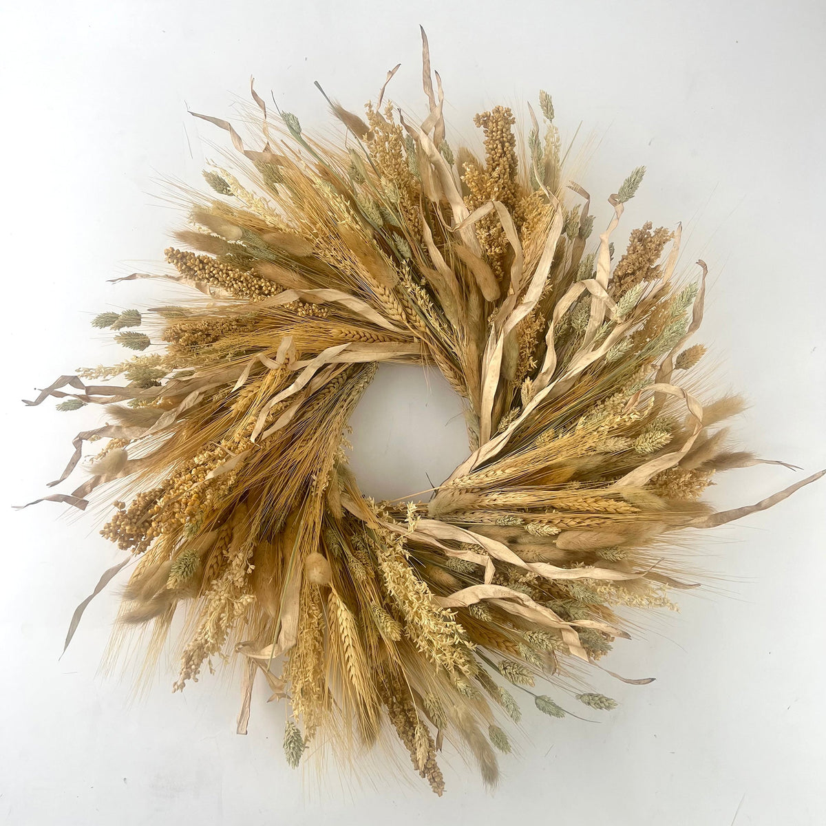 Golden Grains Wreath