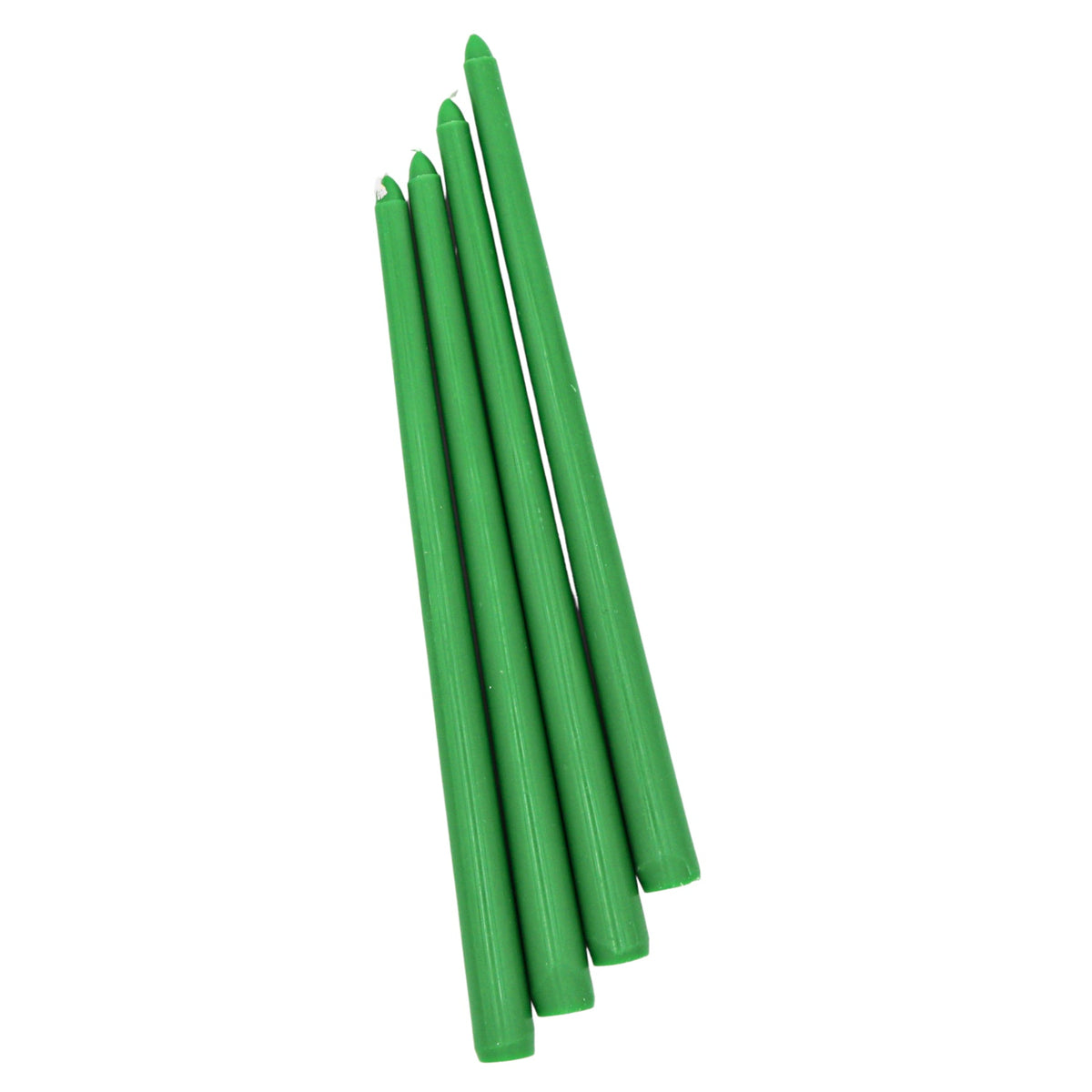 Grass Green Extra Tall Taper Candles – 24 Candles