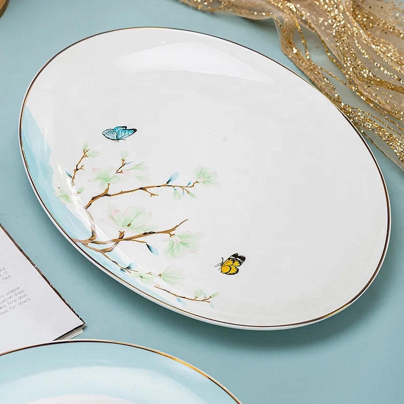 Regency Garden Fine Bone China Dinnerware Collection