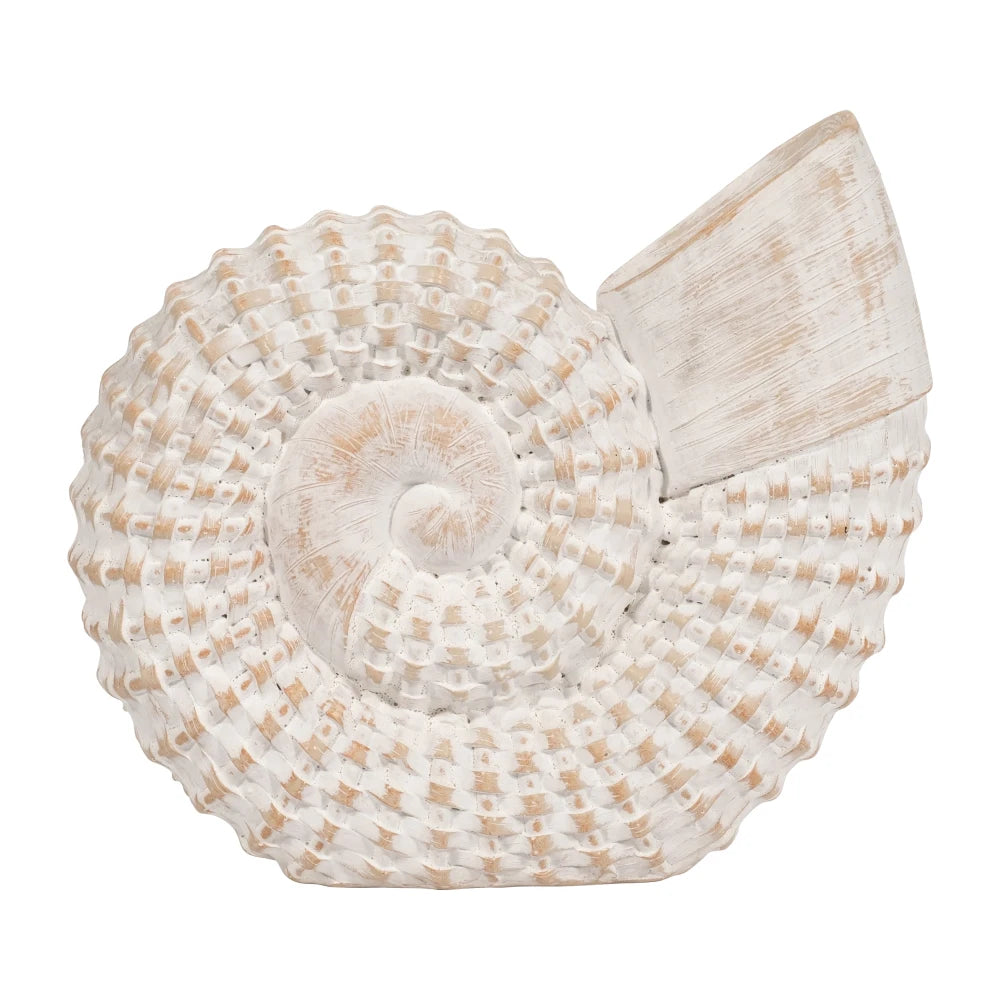 Woven Seashell Sculpture Statue Decorative Ornament for Home Bathroom Office Living Room Decor
