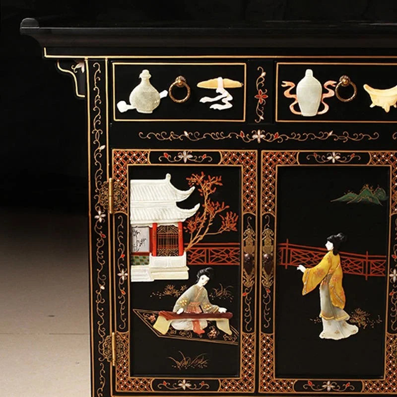 Imperial Yangzhou Lacquer Wine Cabinet