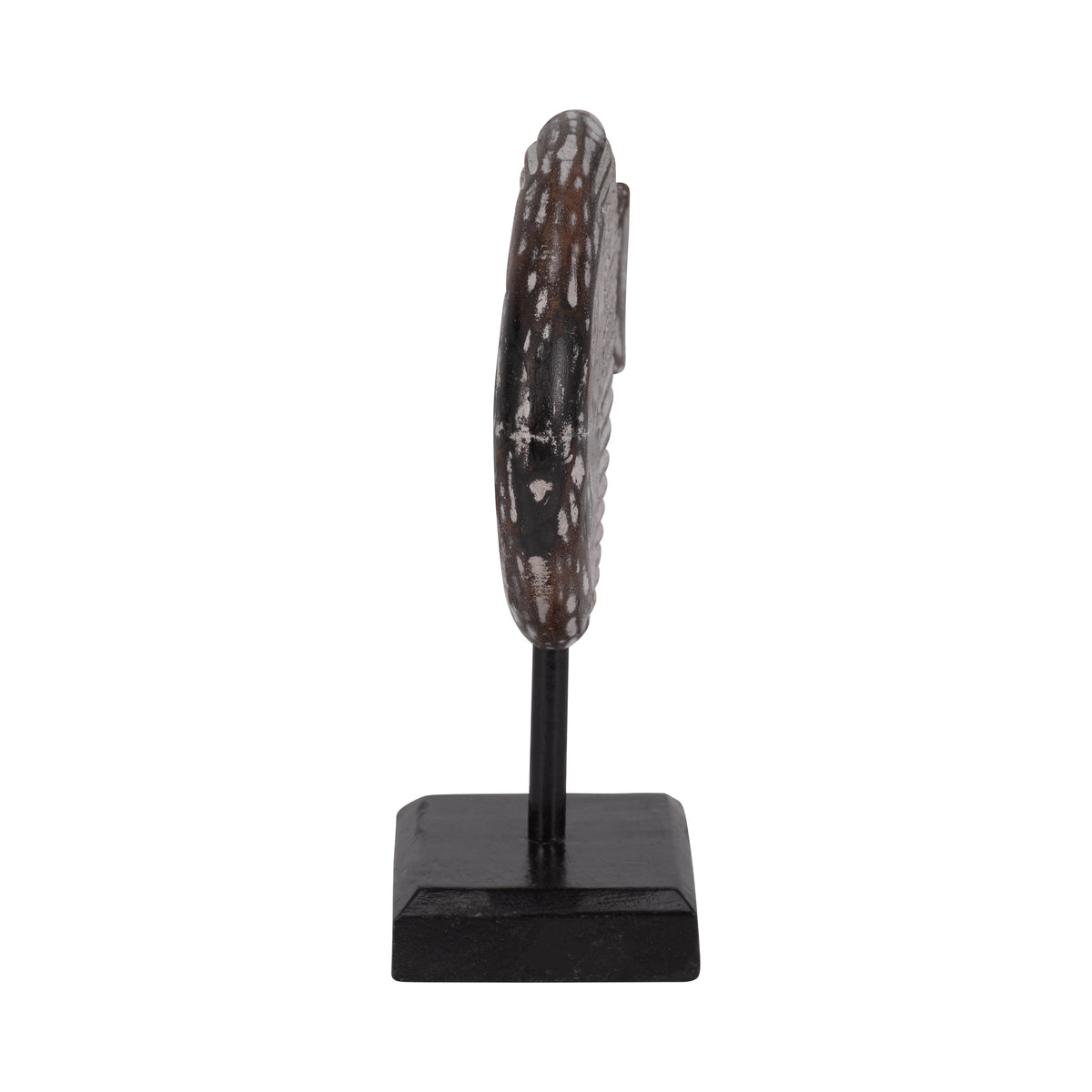 Monterey Hand-Carved Wood Fish Sculpture on Stand