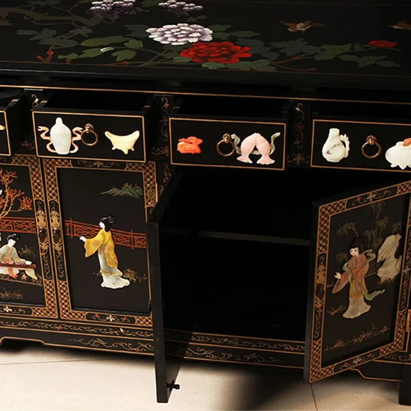 Imperial Yangzhou Lacquer Wine Cabinet