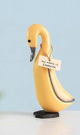 Handcrafted Wooden Duck Figurines – Millie