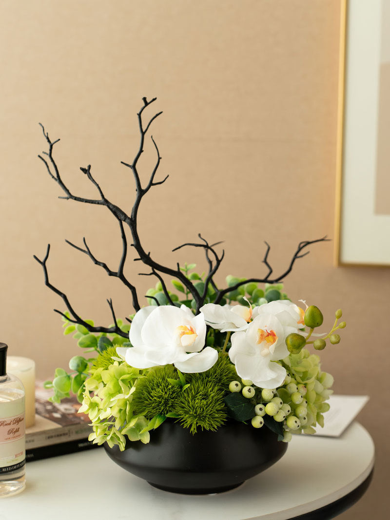 Handmade Faux Greenery Flower Ornament