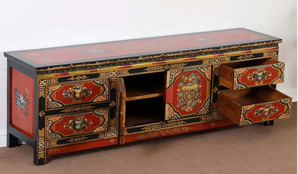 Himalayan Heritage Low Console Cabinet