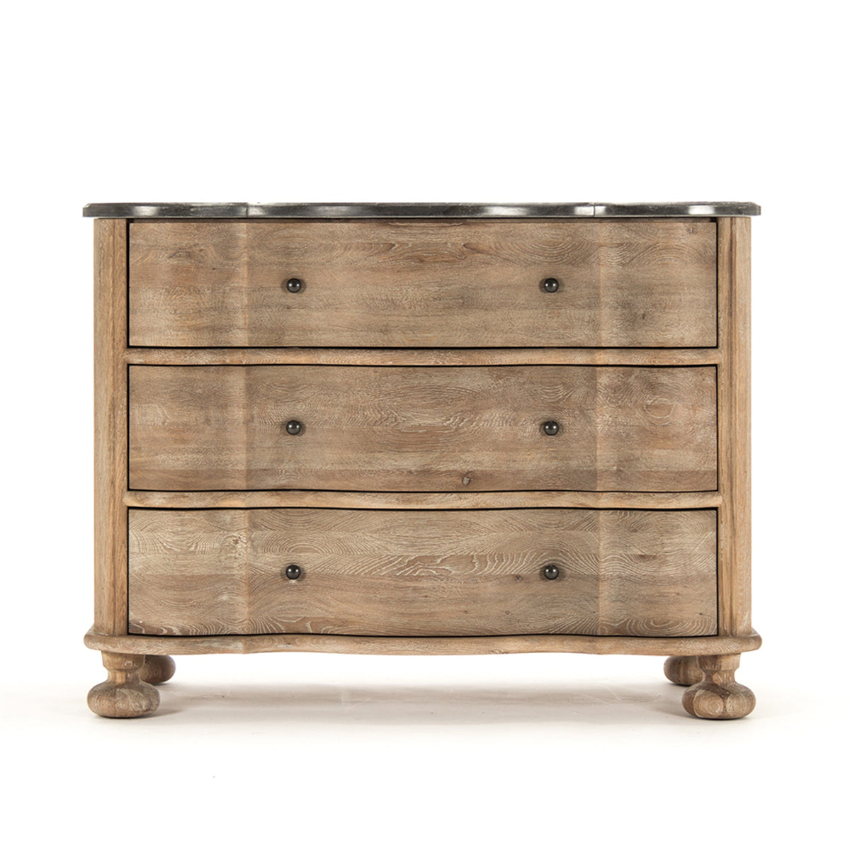 Marbre Stone Top Oak Chest