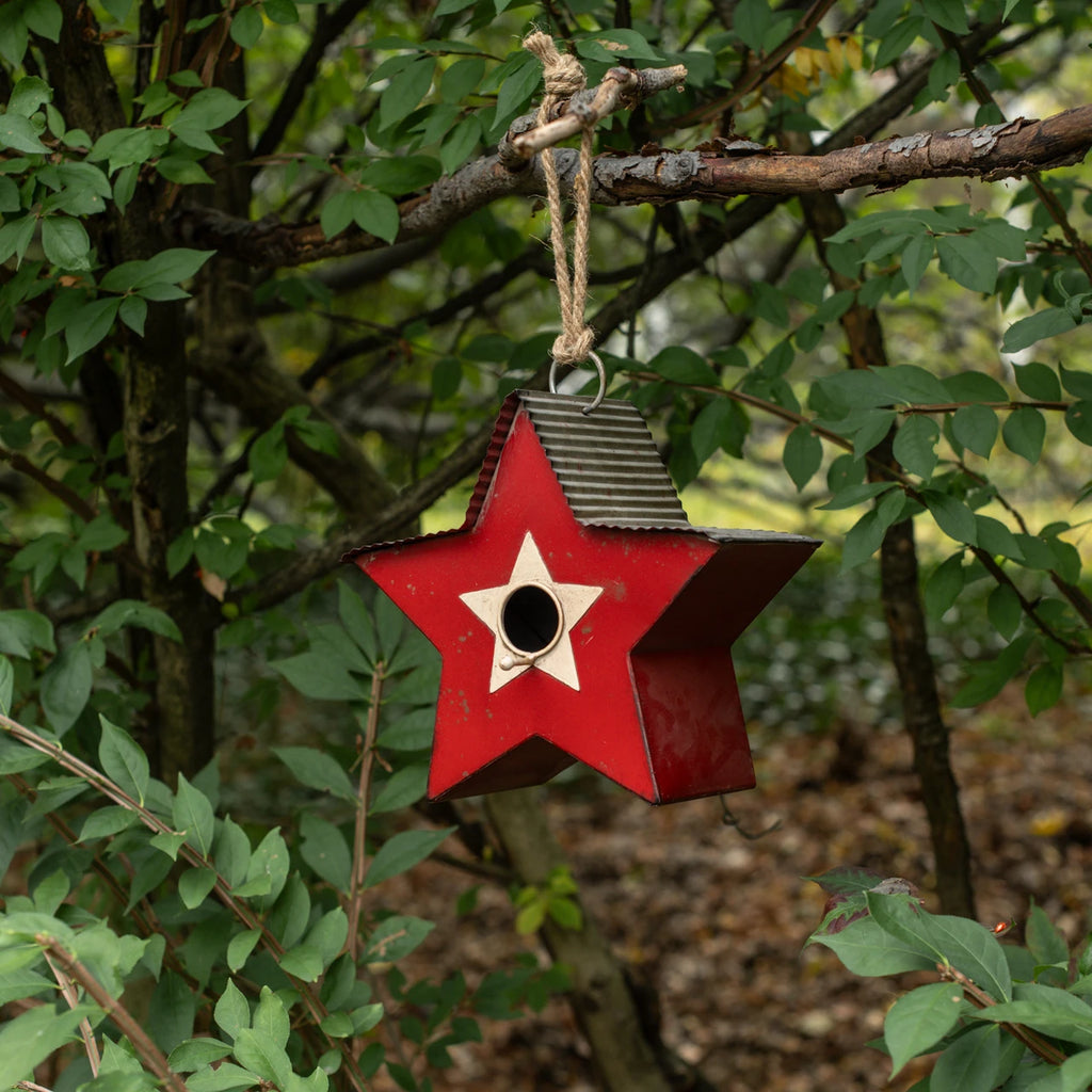 Red Star Birdhouse HY247810 Metal 24.1 cm