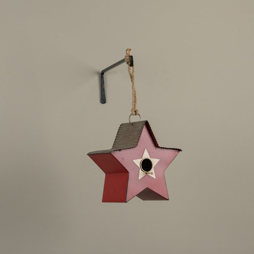 Red Star Birdhouse HY247810 Metal 24.1 cm