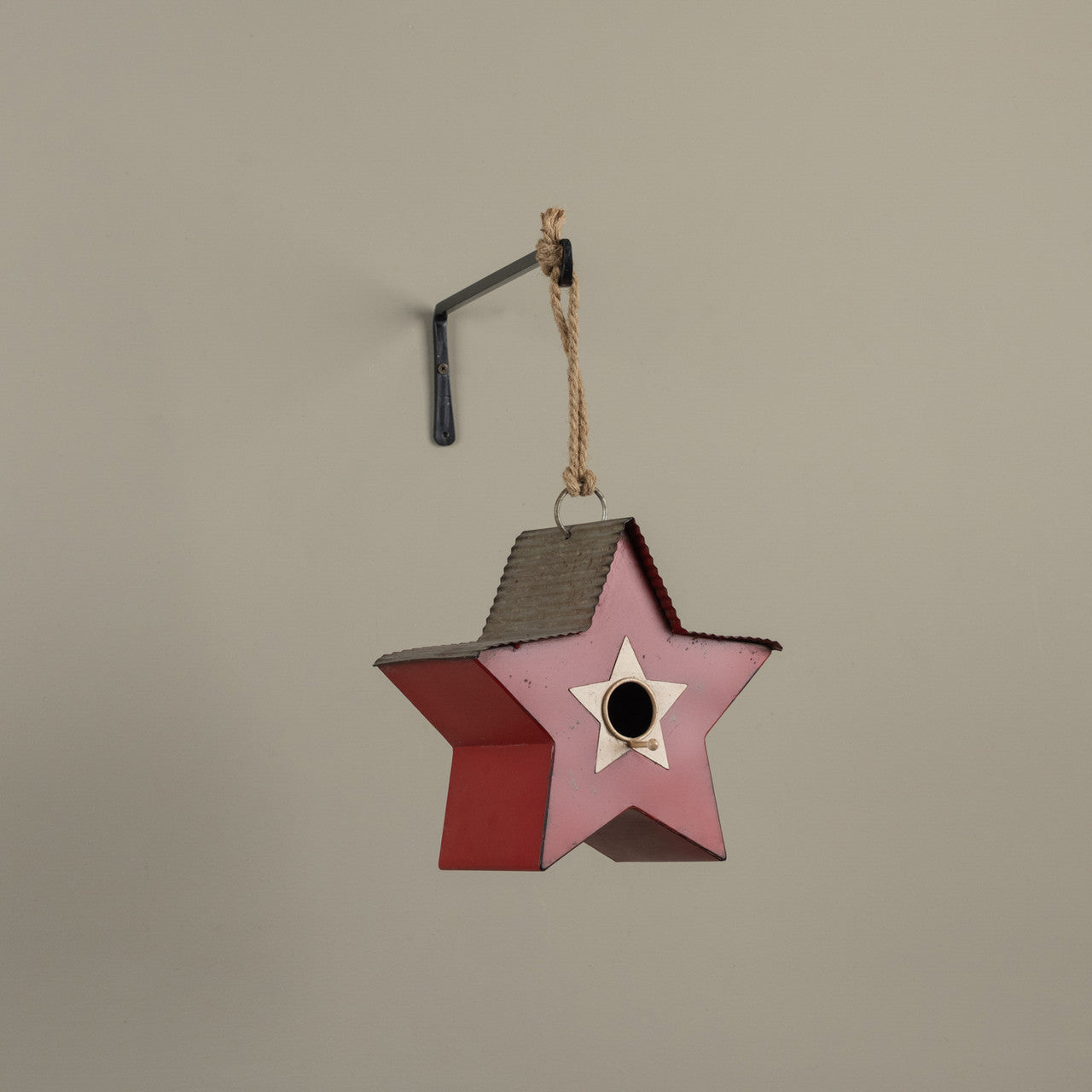 Red Star Birdhouse HY247810 Metal 24.1 cm