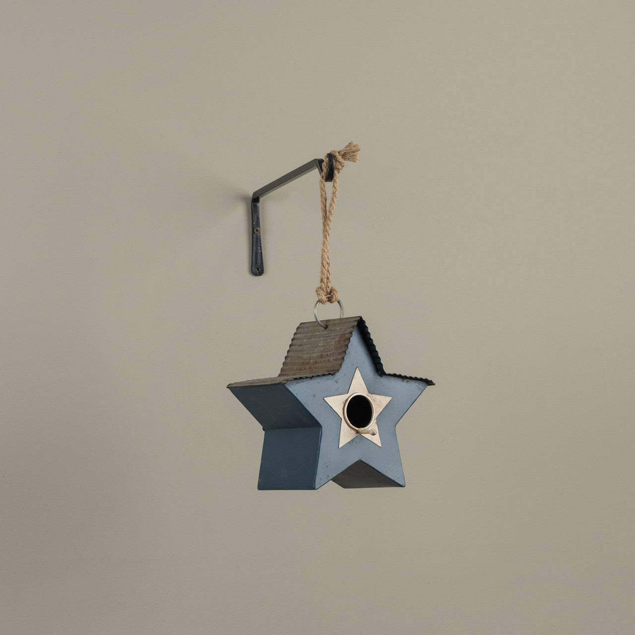 Blue Star Birdhouse HY247812 Metal 20.3 cm