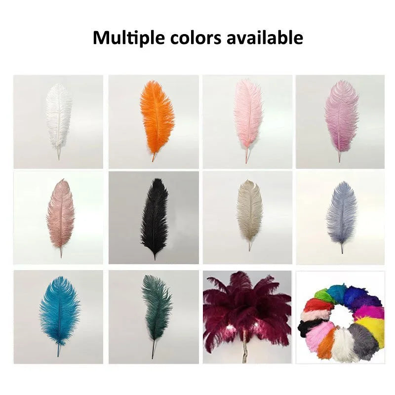 Ostrich Feather Lamp