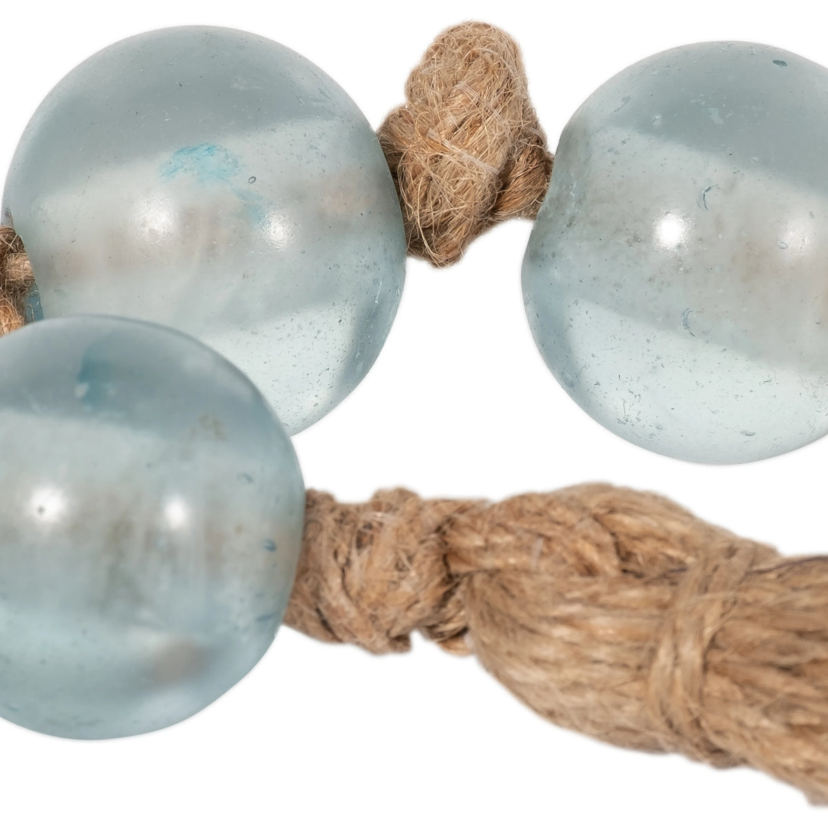 Blue Glass Bead Garland Tassel Accent 2 in 17562