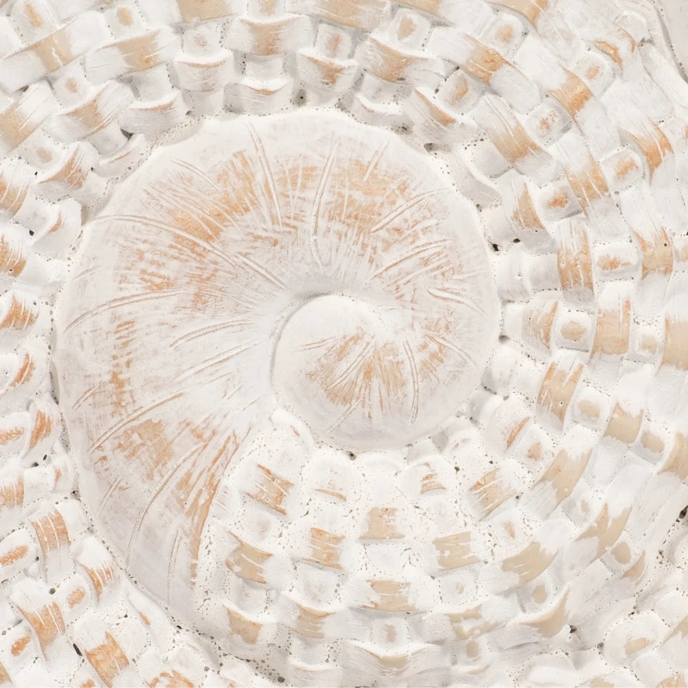 Woven Seashell Sculpture Statue Decorative Ornament for Home Bathroom Office Living Room Decor