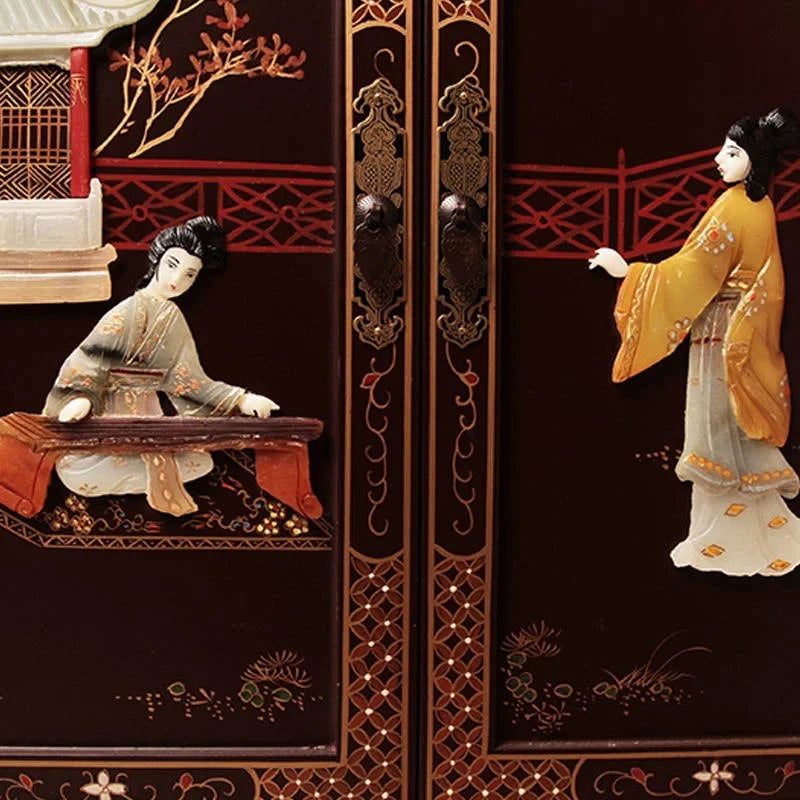 Imperial Yangzhou Lacquer Wine Cabinet